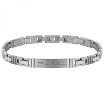 Pulsera para hombre Maserati, colección Jewels, longitud 21 cm, acero