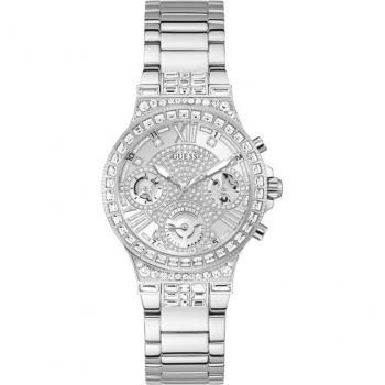 Reloj Guess Moonlight Silicona Plateada GW0320L1