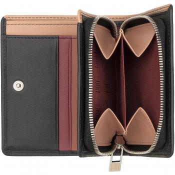 Cartera pequeña mujer piel bicolor Dudu