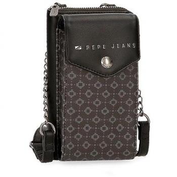 Pepe Jeans Bandolera Porta Móvil Bethany Negro
