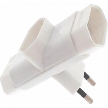 Adaptador Trípode Eurobric 10A en Blanco