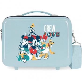 Joumma Bags Neceser ABS Mickey Crew Love Adaptable Azul Claro