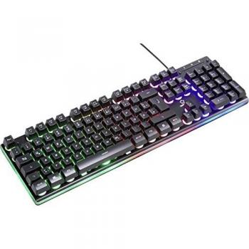Tastiera Gaming Renkforce RF-GMK-150 Retroilluminata Nera