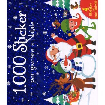 1.000 sticker per giocare a Natale. Ediz. illustrata. Con Adesivi