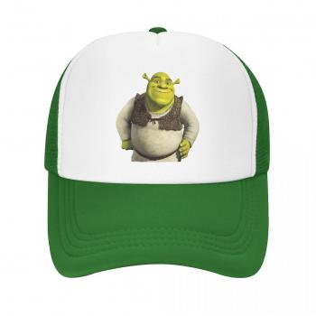 Gorra de béisbol personalizada Meme Divertido Shrek para hombres y mujeres, sombrero ajustable verde