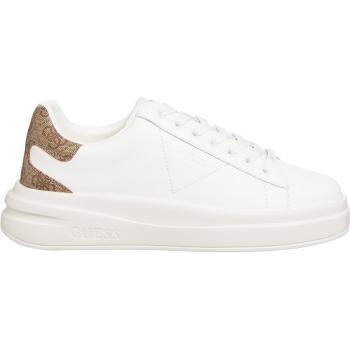 Zapatillas deportivas Guess Elbina mujer blanco beige