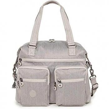 Kipling New ERASTO, Bolso para Mujer, Gris Beige Pep (Multicolor), L
