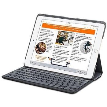 Logitech Custodia Folio protettiva su tela con tastiera integrata francese per iPad Air 2