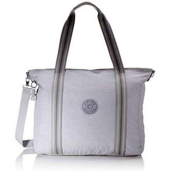 Kipling ASSENI Bolsa de tela y playa, 49 cm, 20 litros, Gris (Curiosity Grey)