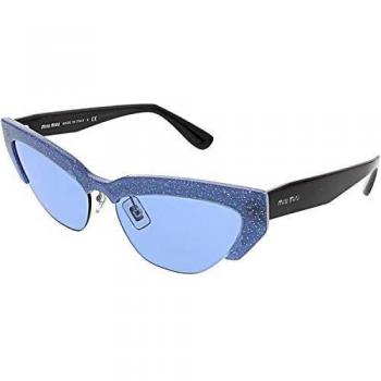 Gafas Sol Miu Miu 04US Glitter Opal Azul Divisa