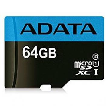 ADATA Premier 64 GB MicroSDXC Classe 10 UHS‑I