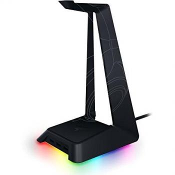 Razzle RC21 Station Chrom RGB Attivato con Supporto Auricolare e Hub USB