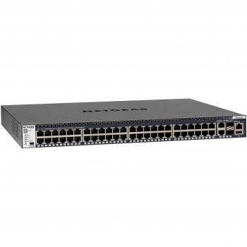 Netgear GSM4352S-100NES Switch ProSAFE M4300-52G Full Managed L3, 48 Porte Gigabit, 2 Porte 10 Gbit, 2 Porte SFP/SFP+, Grigio/Blu