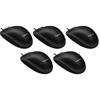 MOUSE USB OTTICO LOGITECH B100 OPTICAL MOUSE BLACK 910-003357