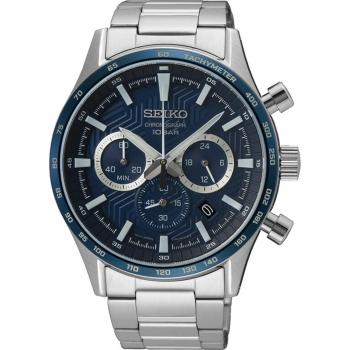 Seiko SSB445P1 Reloj Hombre Esfera Azul Acero Inoxidable