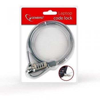 Gembird LK-CL-01, Cavo di Sicurezza, Argento