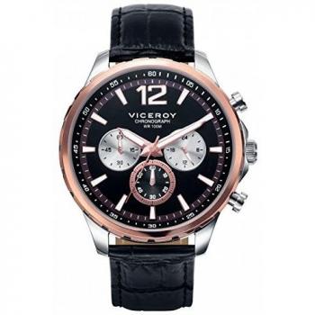 Reloj Viceroy Bisel rose Esfera negra