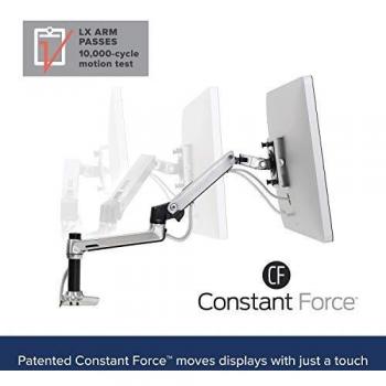 Ergotron LX Series 45-490-216 supporto da tavolo per Tv a schermo piatto 81,3 cm bianco