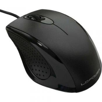 LC-Power M710B Mouse with USB Cable, Black