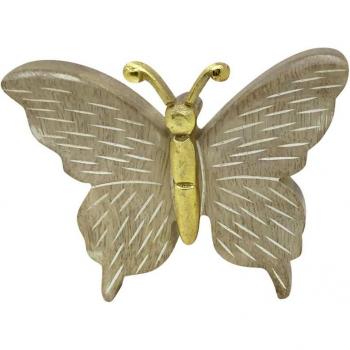 Mariposa de Madera Bohemia 12x3x15cm
