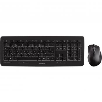 Cherry DW 5100 tastiera e mouse ottico wireless 1.750 dpi mano destra 5 tasti layout inglese uk black