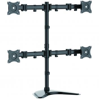 StarTech.com Supporto Articolabile VESA per 4 monitor, Stand Regolabile per 4 Schermi fino a 27
