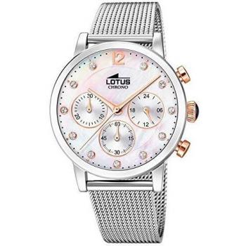 Lotus Reloj Cronógrafo para Mujer de Cuarzo con Correa en Acero Inoxidable 18676/1