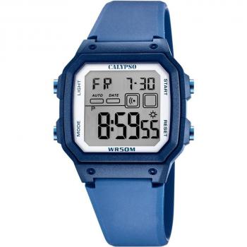 Reloj CALYPSO Para Hombre K5812 Digital Crush Caja de Caucho Multicolor