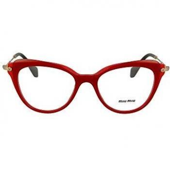 Miu Miu MU 01QV RED/TOP TRANSPARENT RED (VX91O1)