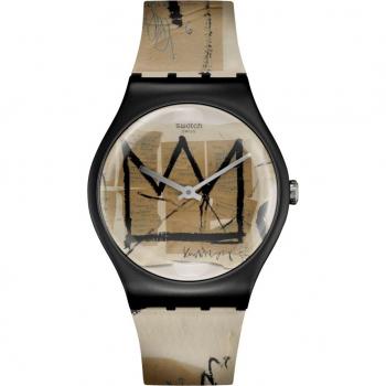 Reloj Untitled Basquiat Silicona Negra