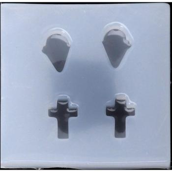 Molde Redondo de Silicona para Pendentias DIY