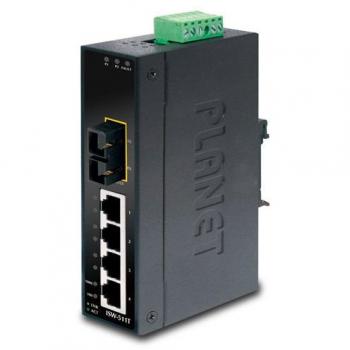 Planet ISW-511T switch di rete No gestito L2 Fast Ethernet (10/100) Nero