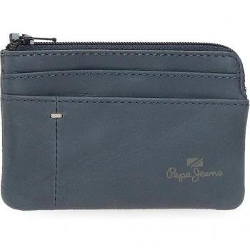 Pepe Jeans Monedero de piel Staple Azul marino