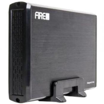 FireCube HardDisk Case in alluminio nero