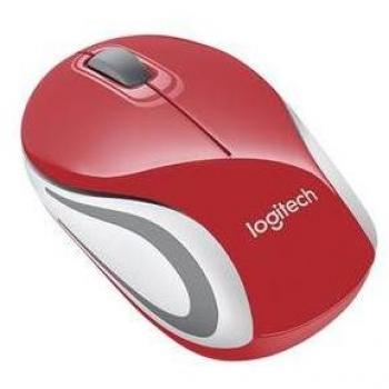 LOGITECH MOUSE OTTICO WIRELESS M187 ROSSO