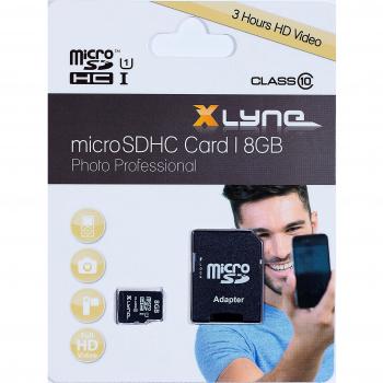 Scheda SD da 8 GB con adattatore