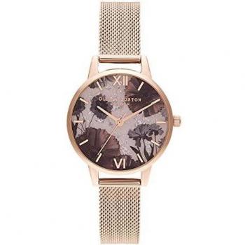 Olivia Burton Reloj Cosa análoga para De Las Mujeres de Cuarzo japonés con Correa en Acero Inoxidable OB16SP21