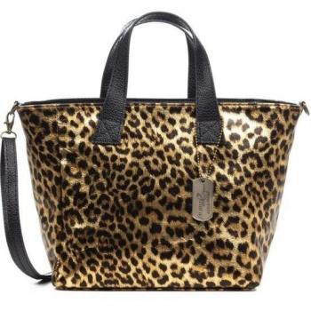 Cassandra Tote Leopardo Brillante – FIRENZE ARTEGIANI