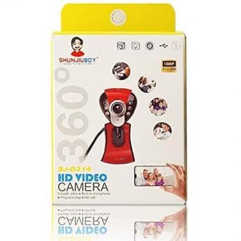 ShunjuBoy Webcam SJ‑D314 Full HD 1080p con Microfono USB