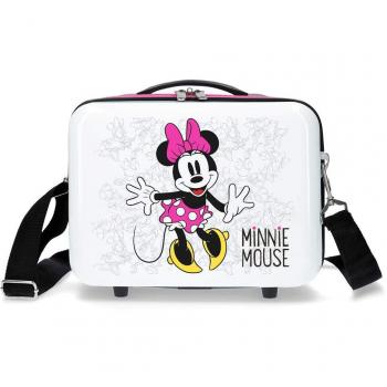 Neceser de viaje Disney Minnie Enjoy The Day, 29 cm, 9.14 litros, color Rosa