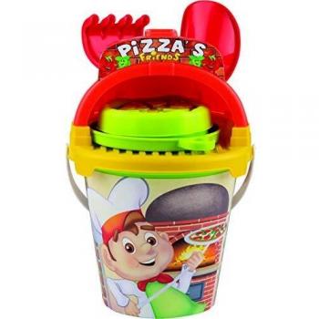 Cubo playa equipado pizza's friends