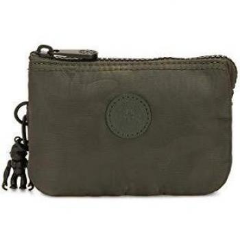 Kipling CREATIVITY S, Monedero Tiempo libre y sportwear Mujer, Verde (SATIN CAMO)