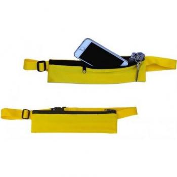Mediawavestore Riñonera Deporte Ajustable con Cremallera para Móvil