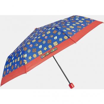 Paraguas plegable manual Super Mario Bros 50cm