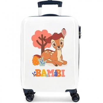 Maleta de cabina Bambi rígida 55 cm Blanco