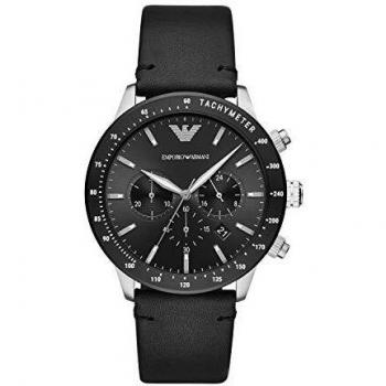 Emporio Armani Reloj Analógico para Hombre de Cuarzo AR11243 Multicolor (Plata/Blanco)
