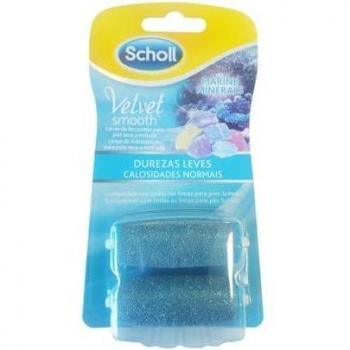 SCHOLL VELVET SMOOTH LIMA ELECTRONICA MINERALES MARINOS RECAMBIO DUREZAS LEVES 2 U