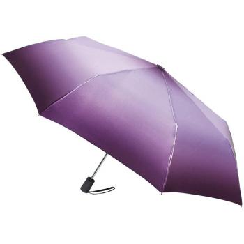 Paraguas Plegable Vogue Raso sfumato con Sistema de Apertura y Cierre Automático, Antiviento y Acabado en Teflón. (Sfumato en Malva)