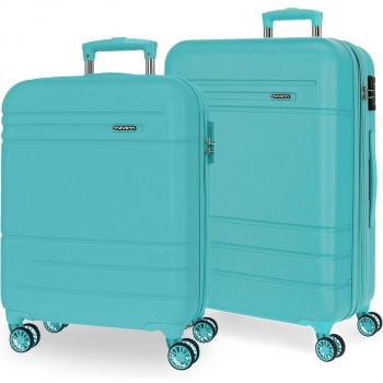 Movom Juego de Maletas Rígidas 55-68cm Galaxy Turquesa
