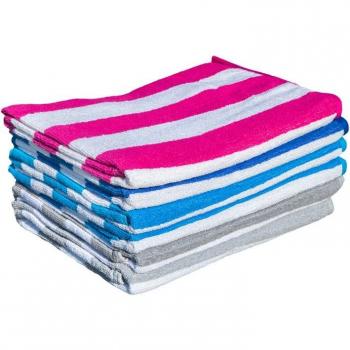 Pack 6 Toallas de Playa Jacquard con Capacidad Superior